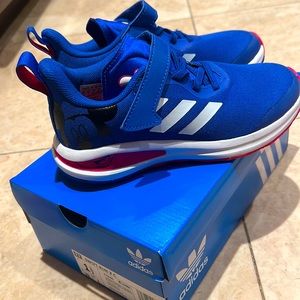 NWT Adidas Childs Blue Mickey Mouse Sneakers, Size 1.5